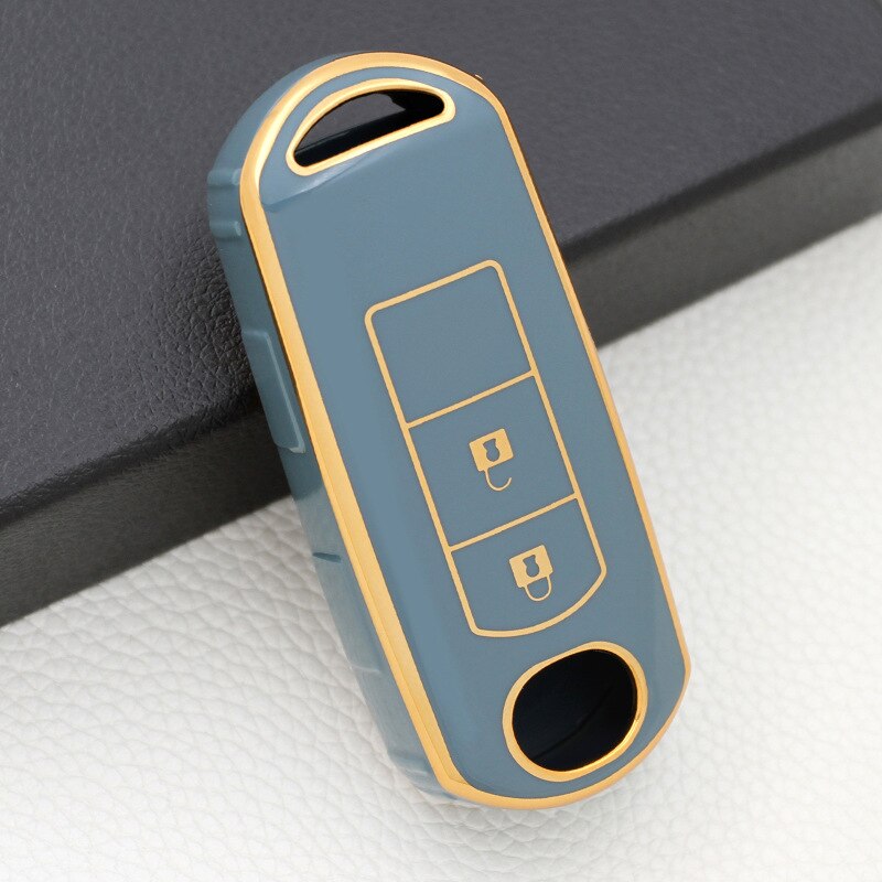 Carsine Mazda Car Key Case Golden Edge Grey / Key case