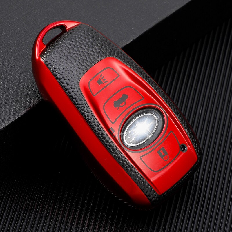 Carsine Subaru Car Key Case Red