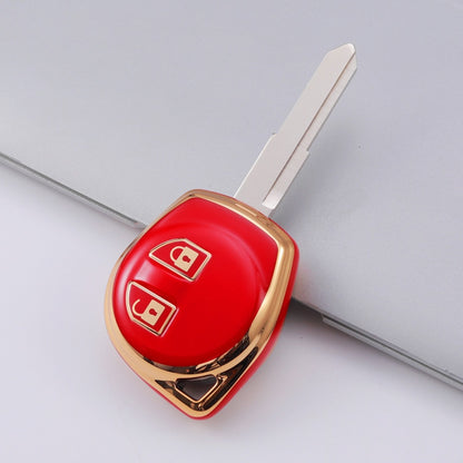 Carsine Suzuki Car Key Case Golden Edge Red / Key case