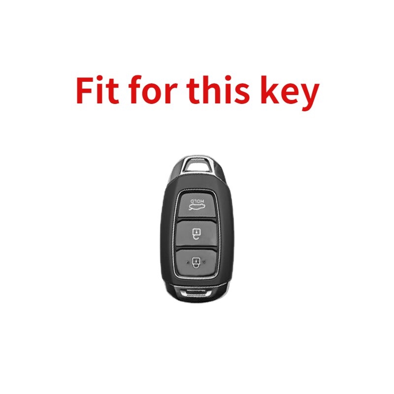 Carsine Hyundai Car Key Case Golden Edge