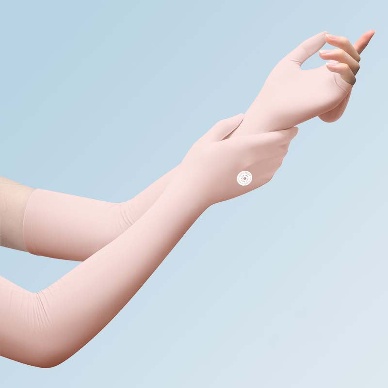 Carsine Summer sun protection and UV protection sleeve for women Pink
