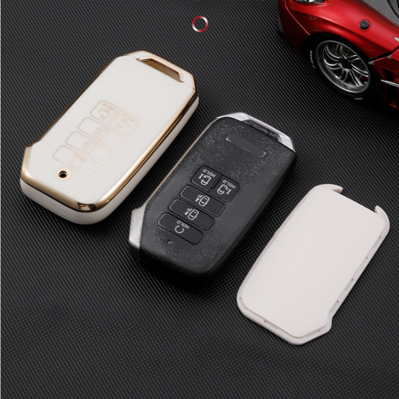 Carsine Kia Car Key Case Golden Edge