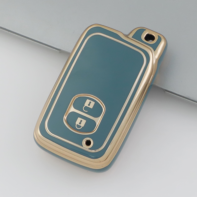 Carsine Toyota Car Key Case Golden Edge Grey / Key case