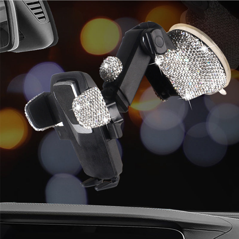 Carsine Rhinestone Car Phone Holder Scalable