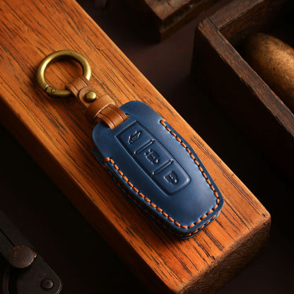 Mitsubishi Leather Car Key Cover 2,3 Button