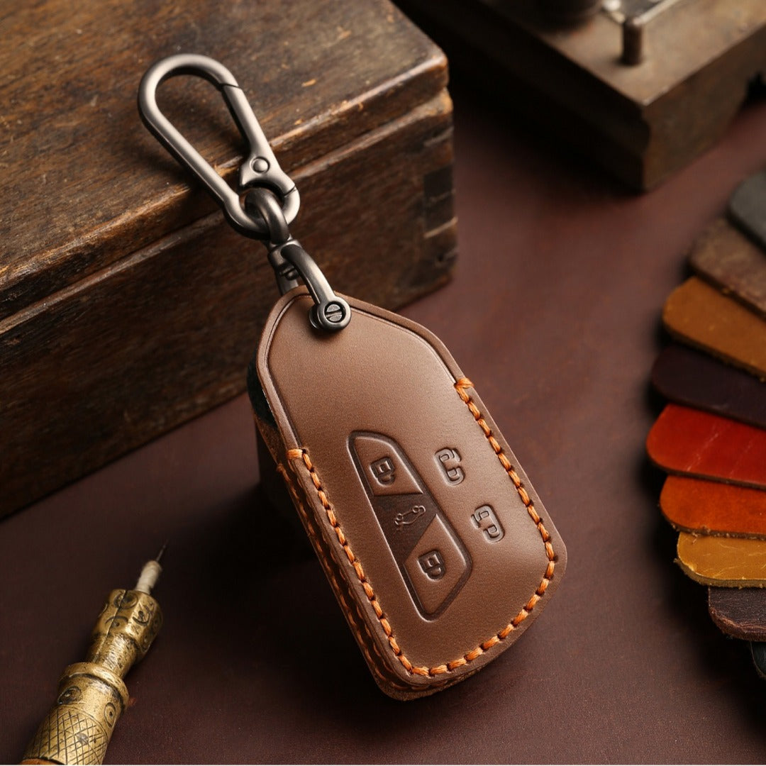 Volkswagen Golf 8 Touron ID6X ID4X ID6 Leather Car Key Cover 3,5 Button