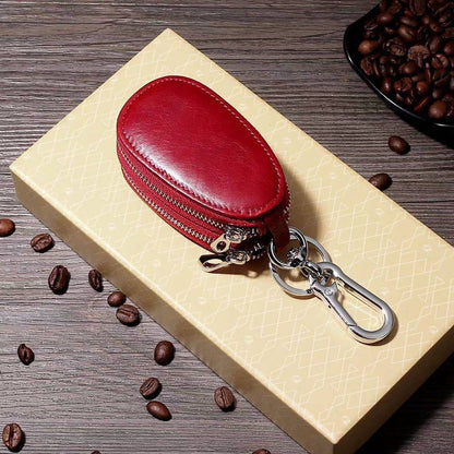 Leather Double Layer Car Key Bag Suitable for All Models