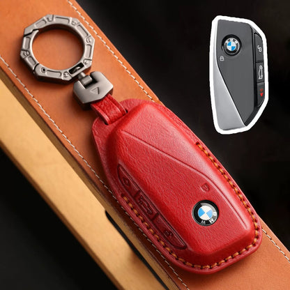 BMW Leather Car Key Cover - Genuine Leather, Premium Fit for All BMW Models