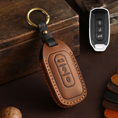 Ford Leather Car Key Cover 3 Button