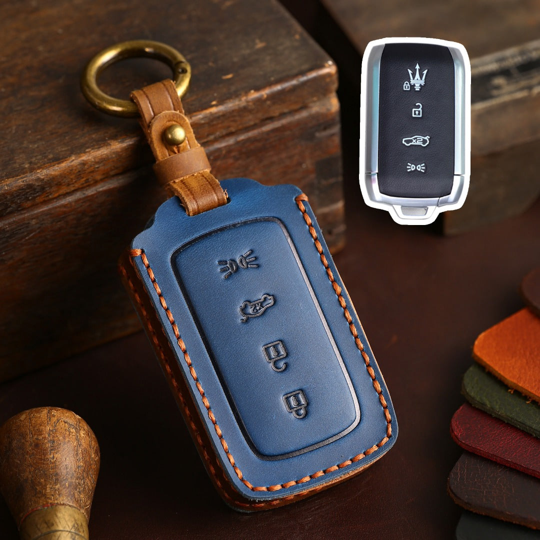 Maserati Leather Car Key Cover