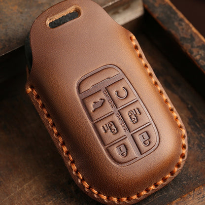 Honda Odyssey Elysion Leather Car Key Cover 5,6 Button