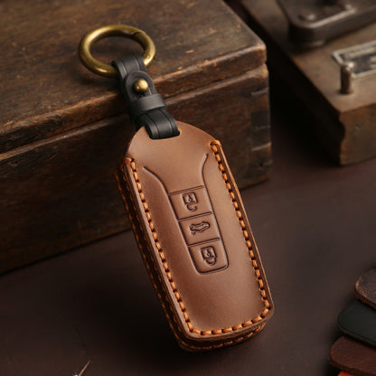 Volkswagen Touareg Leather Car Key Cover 3 Button