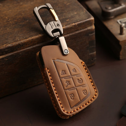 Buick Envision Leather Car Key Cover 3,4,5,6 Button