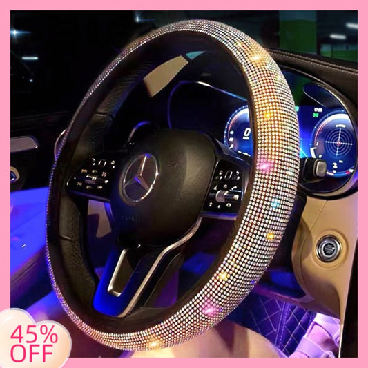 Rhinestone Steering Wheel Cover