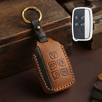 Land Rover Jaguar Leather Car Key Cover