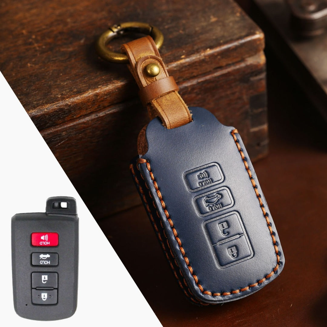 Toyota Camry Leather Car Key Cover 4 Button