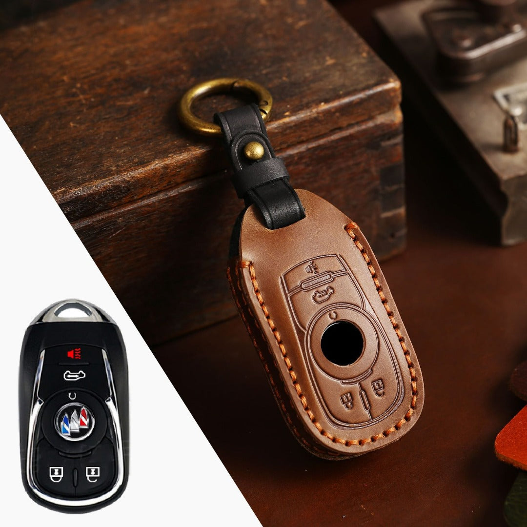 Buick GL8 GL6 Leather Car Key Cover 4,5,6 Button