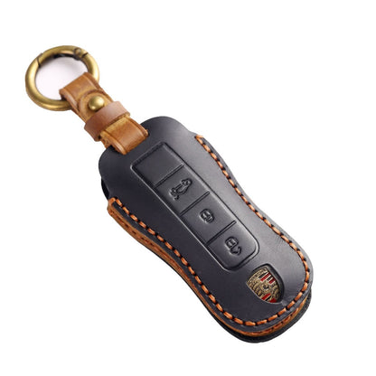 Porsche Leather Car Key Cover