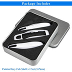Porsche Schlüsselgehäuse-Ersatz, 3-teilig, lackierte Schlüsselabdeckung 
