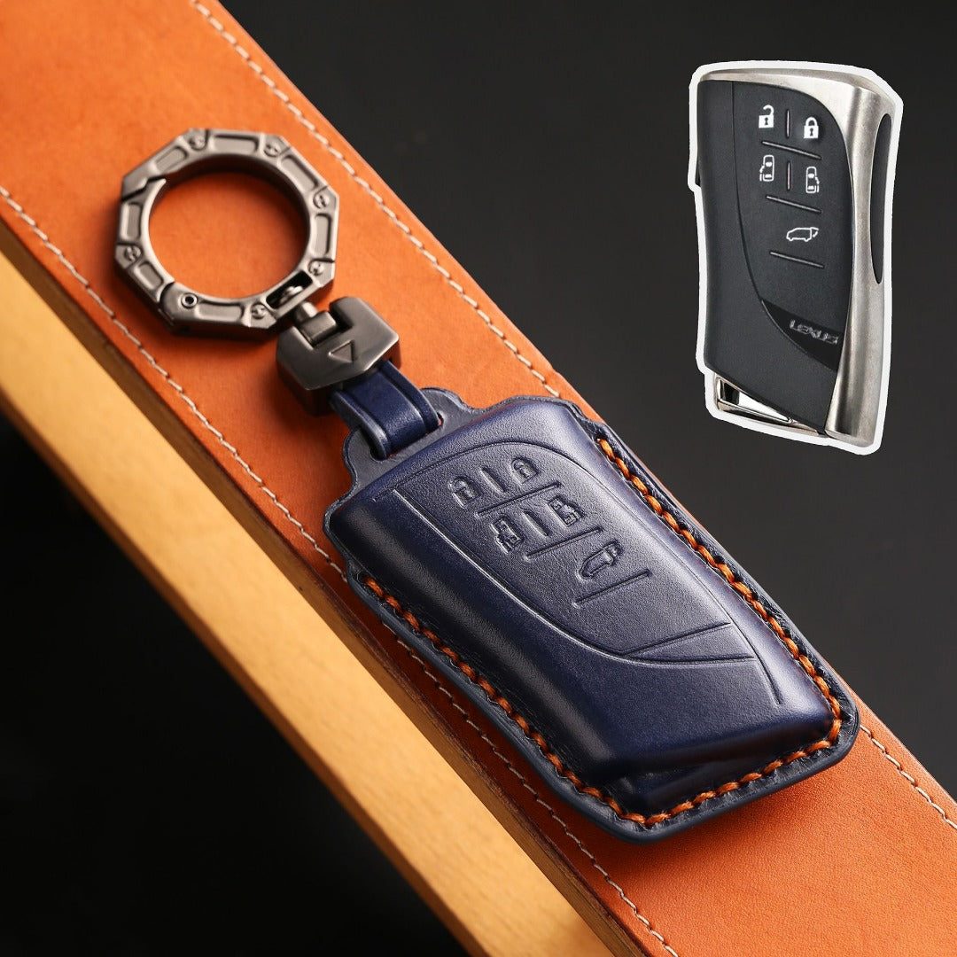 Luxury Lexus Key Fob Case - Handmade Genuine Leather Protector Cover |Fits All Models