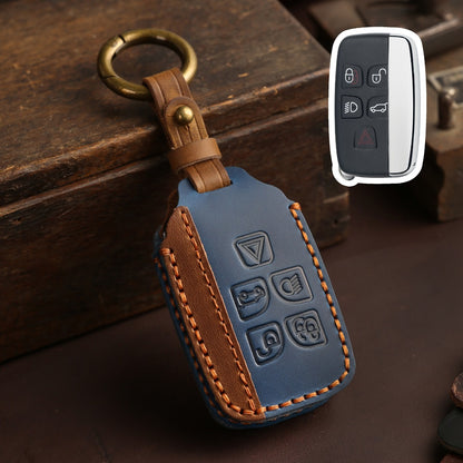 Land Rover Jaguar Leather Car Key Cover