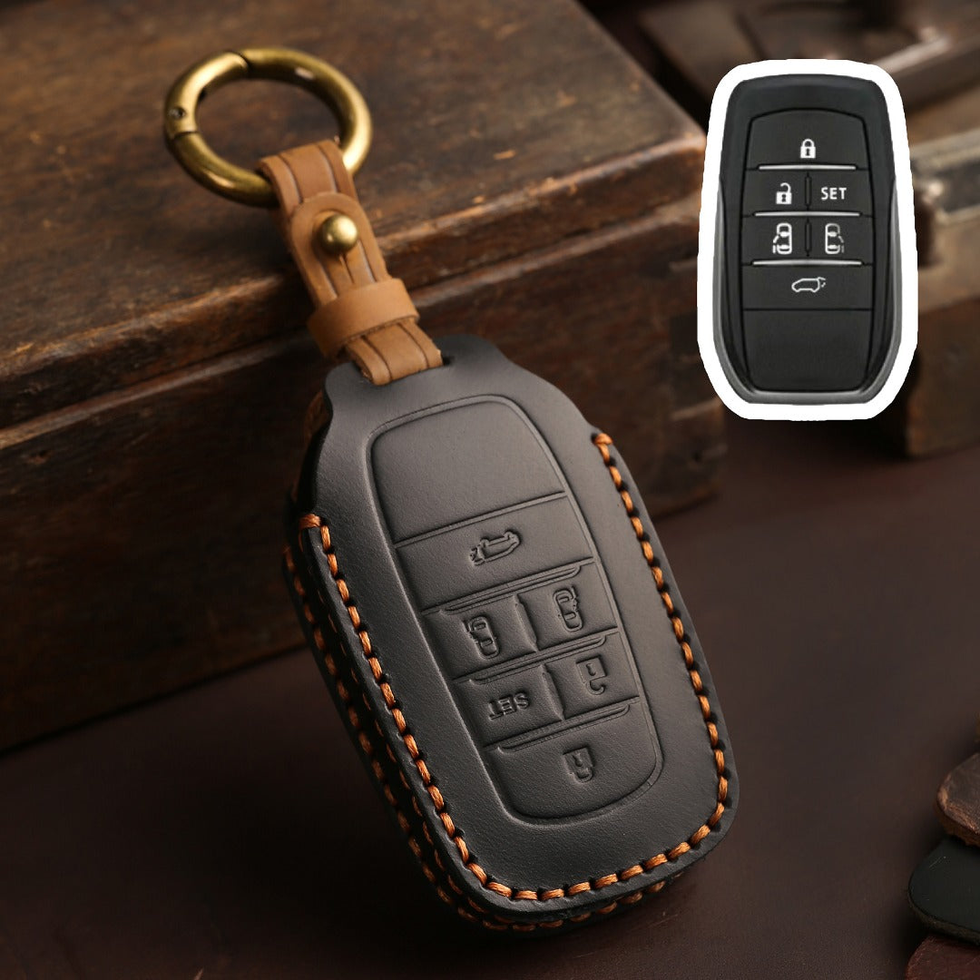 Toyota Sena Grevia Alphard Vellfire Leather Car Key Cover 4,5,6 Button