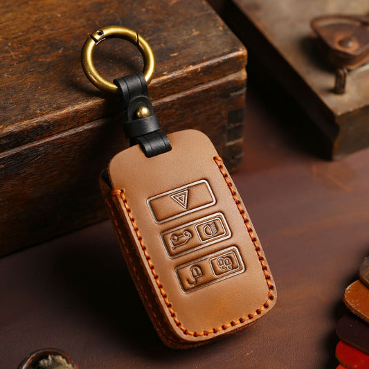 Land Rover Jaguar Leather Car Key Cover