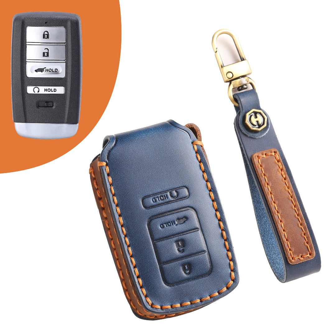 Acura MDX CDX RDX TLX Leather Car Key Cover