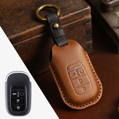 Honda Civic Leather Car Key Cover 2,3,4 Button