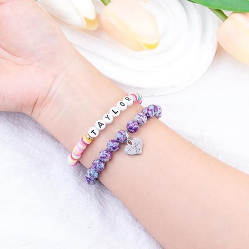 Carsine Taylor Birthday Gifts Bracelets Taylor Merch Taylor Bracelet and Birthday Card are the Best Birthday Gifts for Girls Women wife Daughter