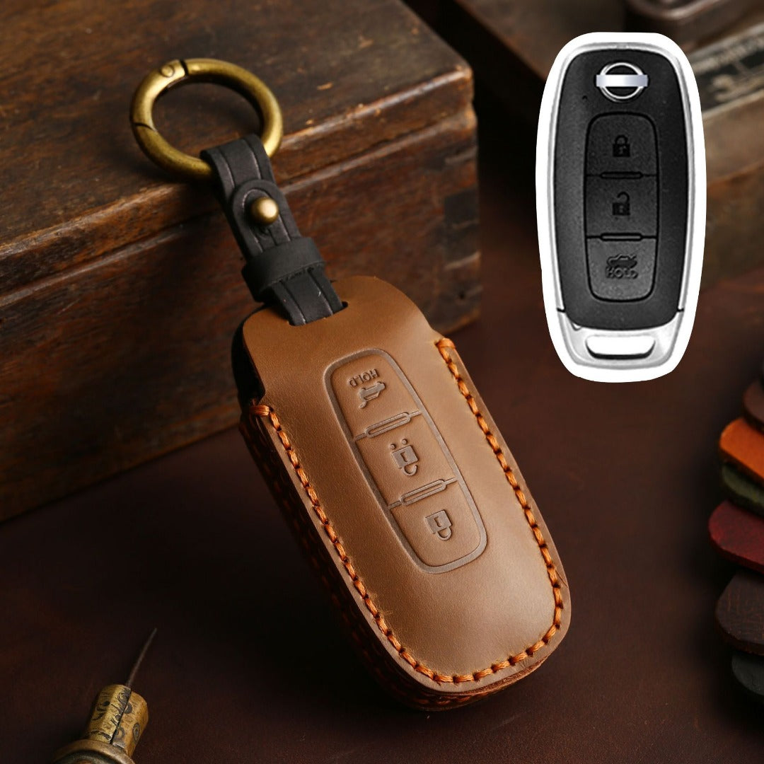 Nissan Teana Leather Car Key Cover 2,3,4,5 Button