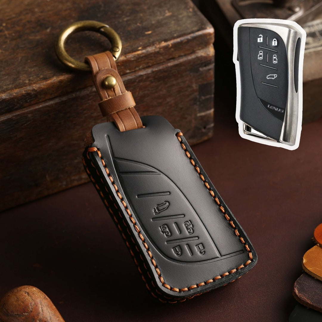 Lexus Es200 Rx/es300 Nx200 LM350h LM500 Leather Car Key Cover 3,4,5 Button