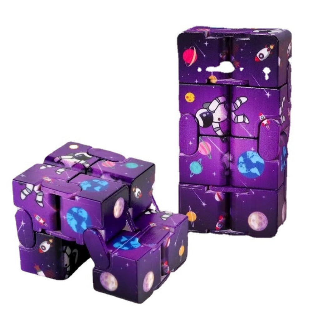 Infinity Cube Flip ADHS Spielzeug Angst Spielzeug Fingerspitzen für Spiel Puzzle Antistress Magic Finger Zappeln Autismus Hand Geschenke Kinder