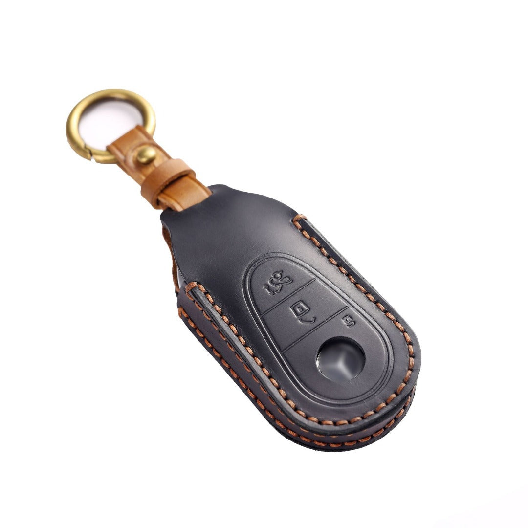 Mercedes Benz Leather Car Key Cover 3 Button