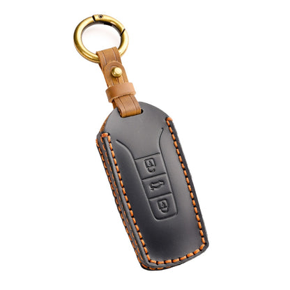 Volkswagen Touareg Leather Car Key Cover 3 Button