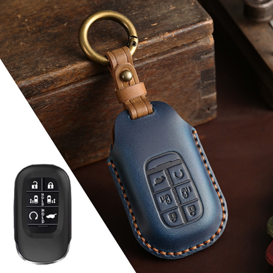 Honda Odyssey Elysion Leather Car Key Cover 5,6 Button