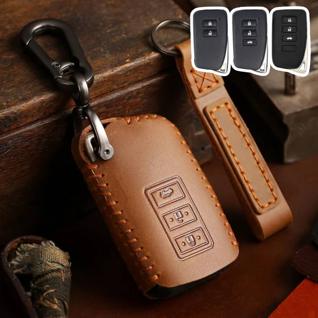 Lexus Leder-Autoschlüsselhülle für 2, 3 und 4 Tasten