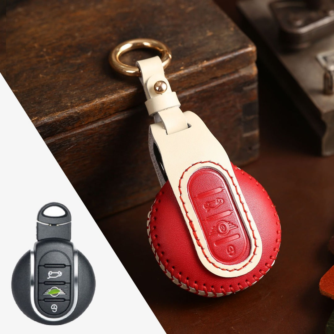 BMW Mini Cooper Countryman Leather Car Key Cover