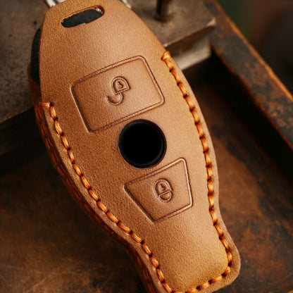 Mercedes Benz Leather Car Key Cover 2,3 Button