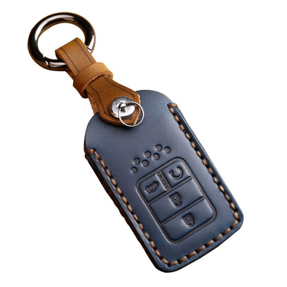 Honda CRV Lingpai XRV Civic Odyssey Elysion Accord Guandao Fit Leather Car Key Cover 2,3,4,5,6 Button