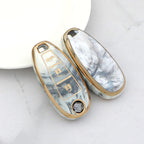 Carsine Suzuki Car Key Case Gold Inlaid With Jade Grey / Key case