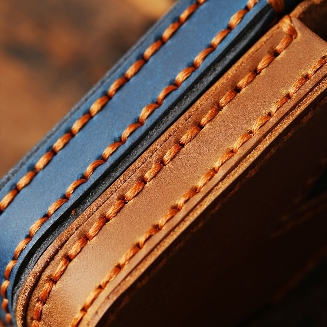 Carsine Hyundai Leather Car Key Cover 5,7 Button Black / 5 Button