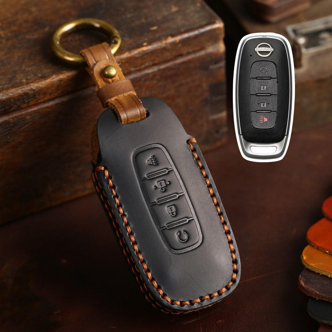 Nissan Teana Leather Car Key Cover 2,3,4,5 Button