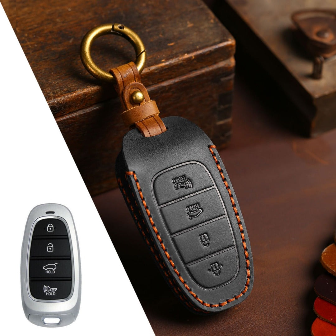 Hyundai STARIA SONATA Leather Car Key Cover 3,4,5,7 Button