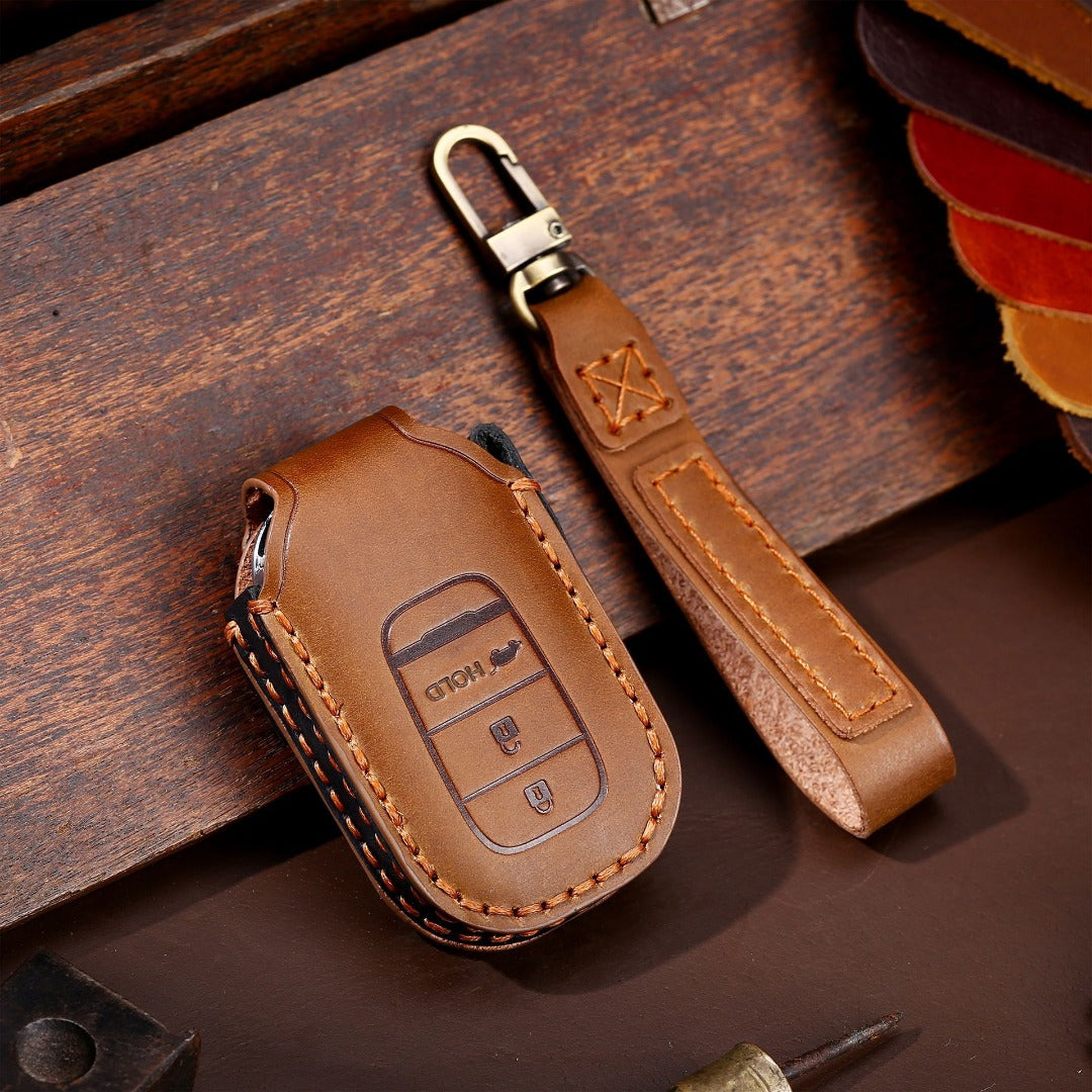 Honda Leather Car Key Cover 3,4,5 Button