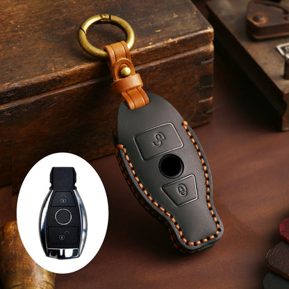 Mercedes Benz Leather Car Key Cover 2,3 Button