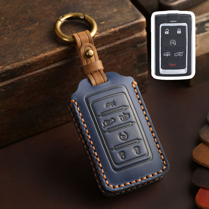 Jeep Leather Car Key Cover 5,6 Button