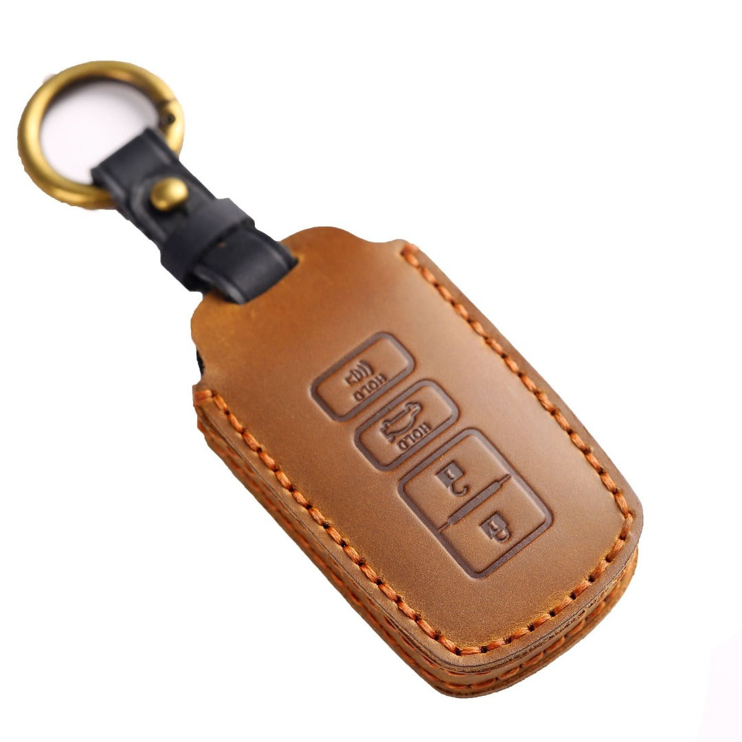 Toyota Camry Leather Car Key Cover 4 Button