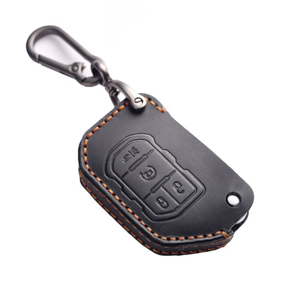 Jeep Wrangler Leather Car Key Cover 2,4 Button