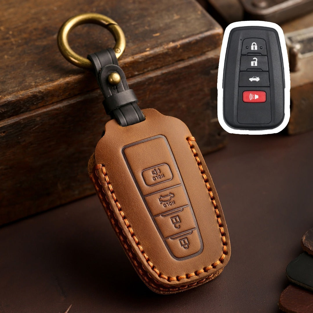 Toyota Camry Leather Car Key Cover 2,3,4 Button